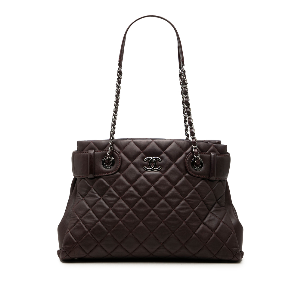 Pre-Loved Chanel Small Quilted Lambskin Coco Loop Tote